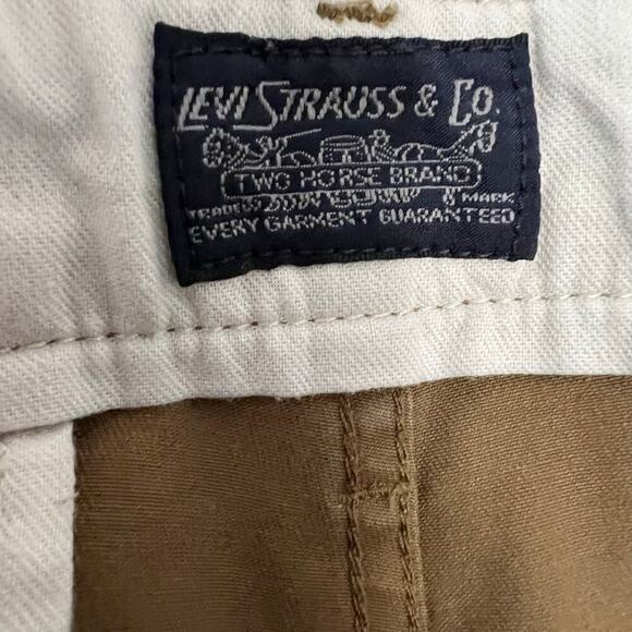 Levi Strauss and Company Mens Dark Tan Chino Pants Size 34x32 - Picture 6 of 8